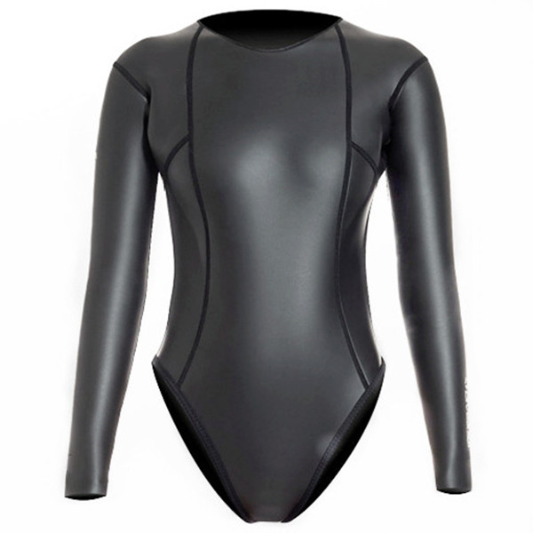 Premium Titanium Coating Black Skin Super Stretch 2mm Women Bikini ...