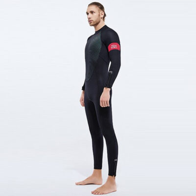 5mm Men Full Body Thermal Wetsuit (Chest Back with Terry Neoprene Fabric inside)