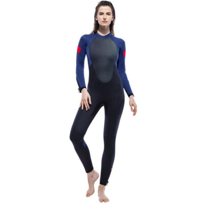 5mm Women Full Body Thermal Wetsuit (Chest Back with Terry Neoprene Fabric inside)