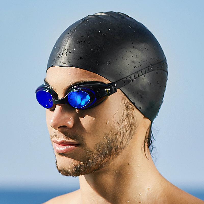 Premium Silicone Swim Caps for Men Women